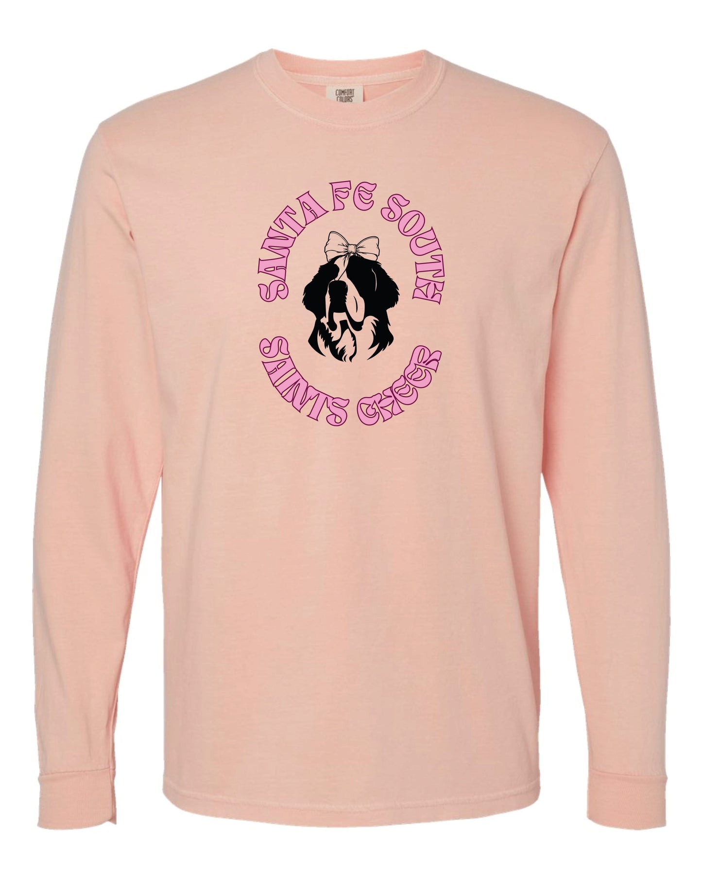 Comfort Color Saints Cheer Long Sleeve