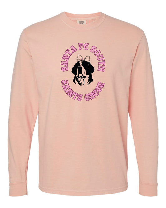 Comfort Color Saints Cheer Long Sleeve