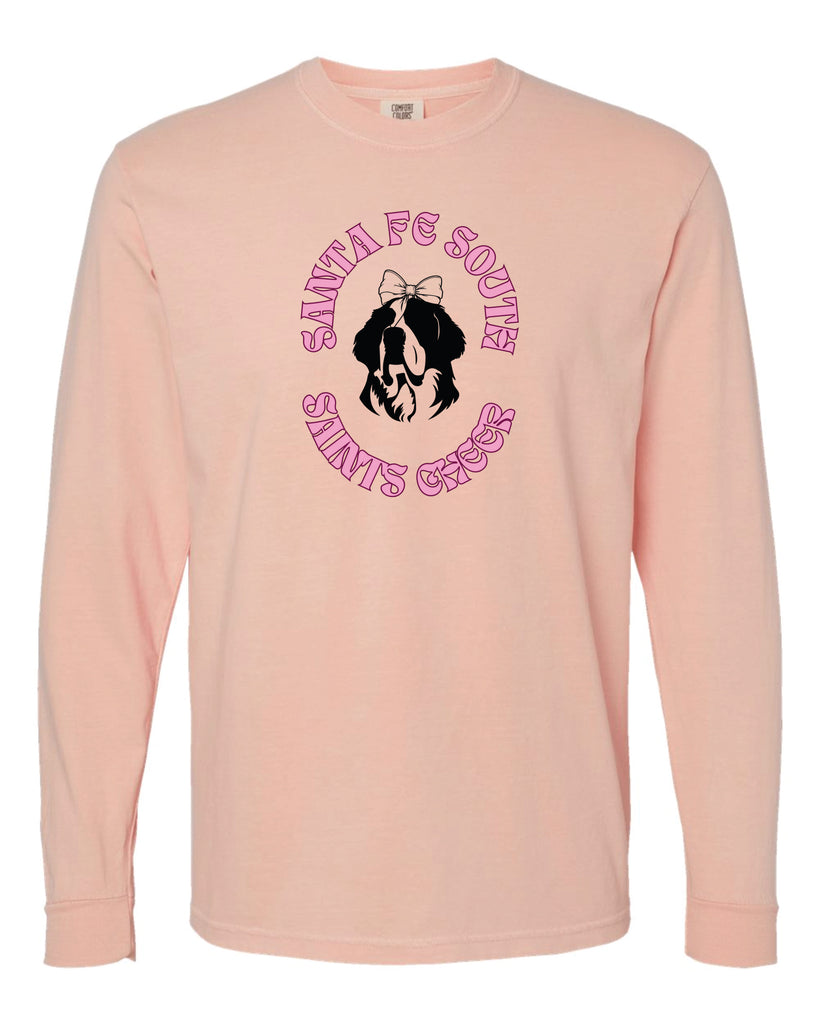 Comfort Color Saints Cheer Long Sleeve