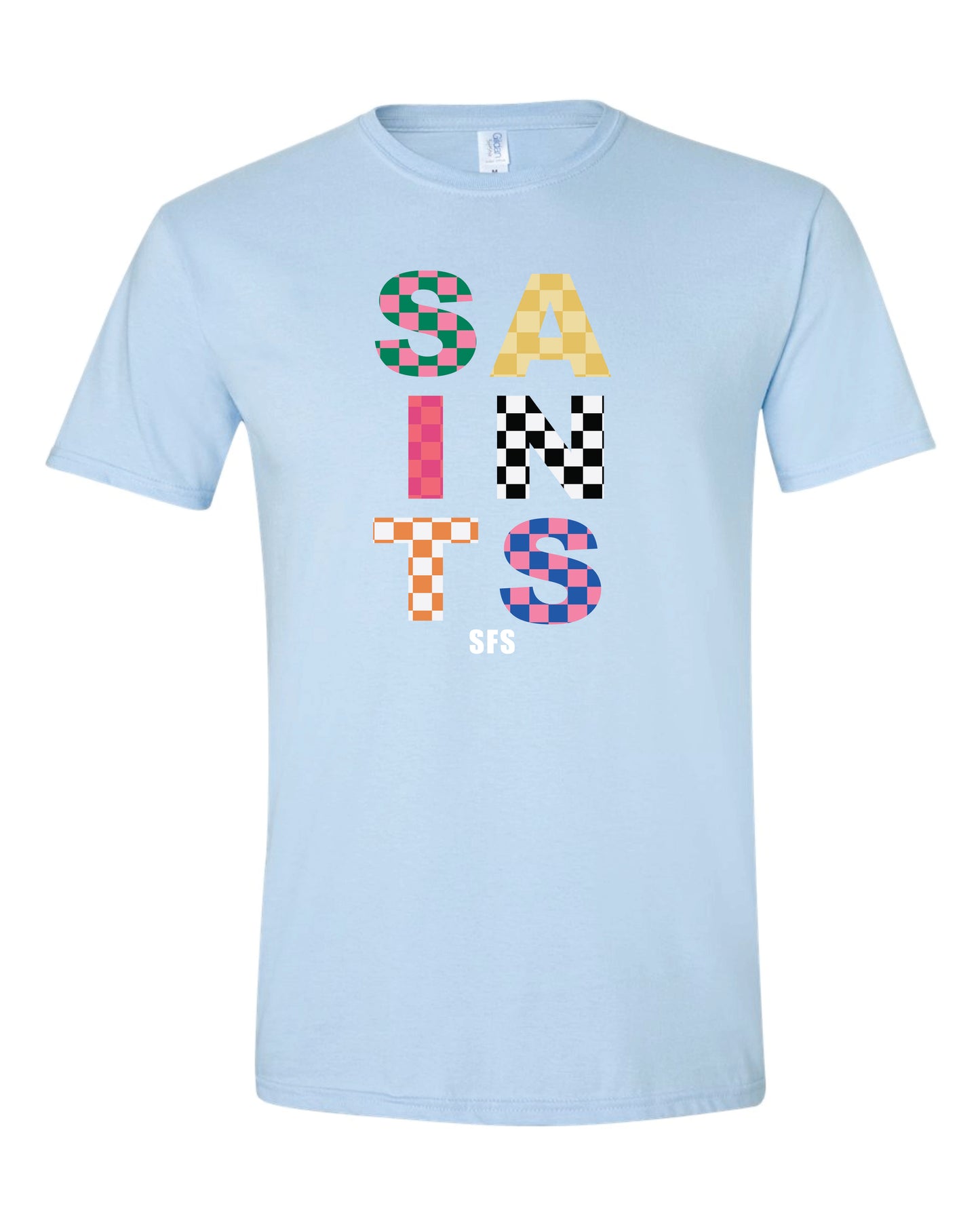 Saints Checkered Tee