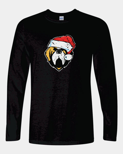 Saints Christmas Dog Long Sleeve