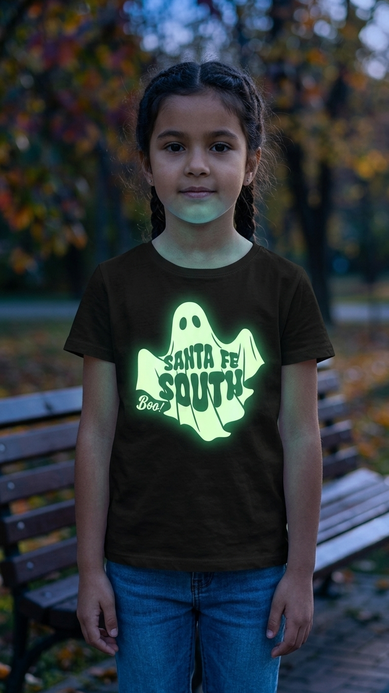 Santa Fe South Boo Glow in the Dark Tee