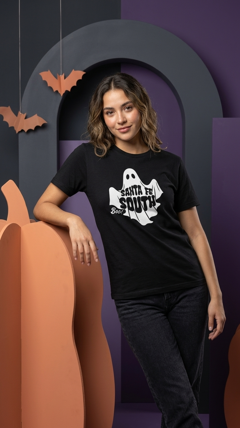 Santa Fe South Boo Glow in the Dark Tee