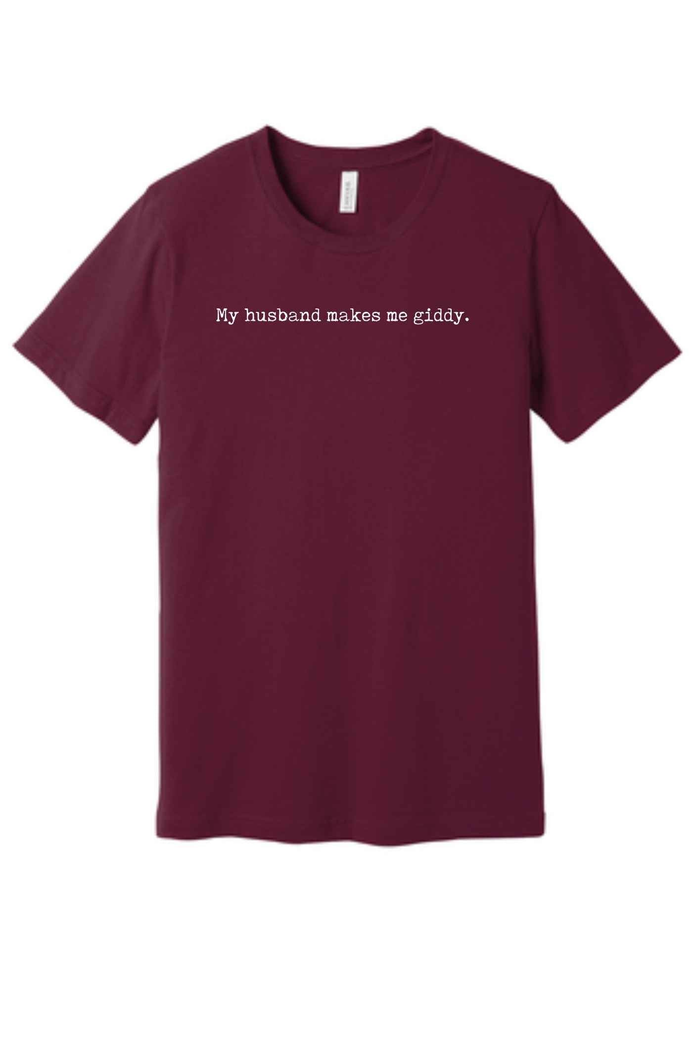 My husband makes me giddy